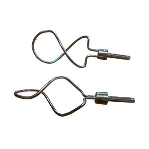 2 Vtg Sunbeam Mixmaster Original Dough Hook Beaters Replacements 12 Speed Mixer